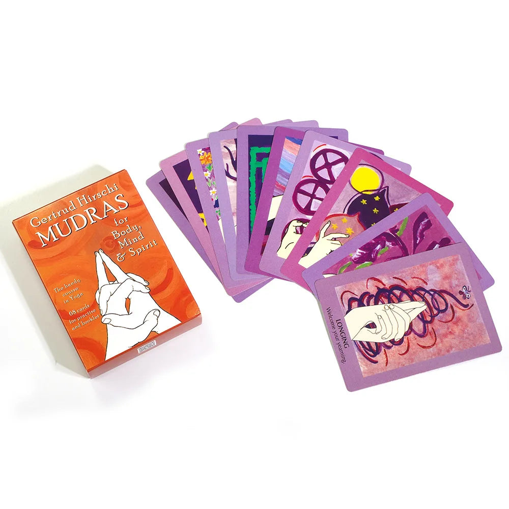 Mudras For Body Mind And Spirit The Handy Course In Yoga With 68 Cards For Practice Cards Tarot Oracle Card Deck