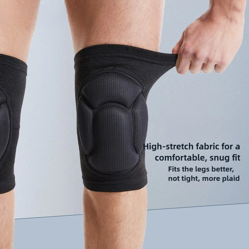Pressurized Sponge Knee Pads Anti-Slip Thick Turtle Shell Sponge Men and Women Workout Fall-Proof EVA
