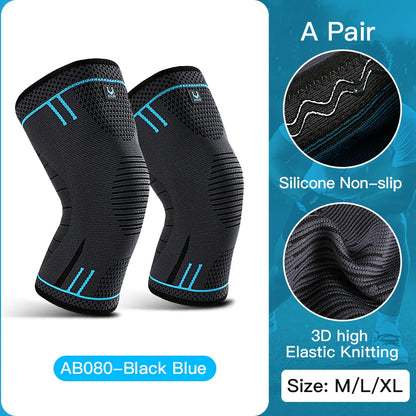 VILICO Sports Knee Pads, Non-Slip, Comfortable to Wear, Adjustable Tightness, Suitable for Men and Women for Outdoor Tennis