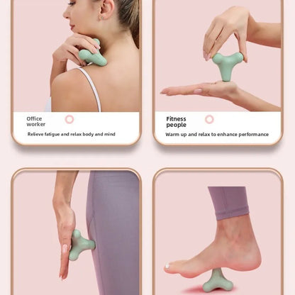 Four Corner Fascia Ball Plantar Ball Massage Shoulder Neck Waist Hand Muscles Lactate Exercise Relaxation Meridian Fitness Ball