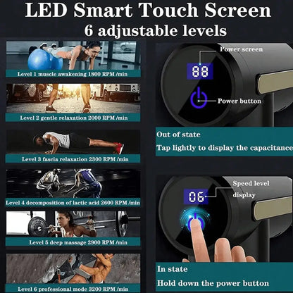 Muscle Relaxation Mini Massage Gun, Suitable For Full-Body And Arm And Back Massage. Mini And Compact, Portable, Type-C Charging, Handheld Electric Muscle Massager To Relax Muscles After Exercise And Fitness