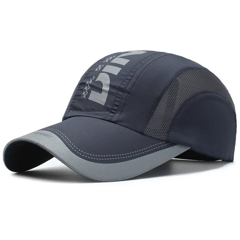 Summer Essential Quick-Dry Breathable Mesh Sun Hat UV Protection Unisex Youth Fashion Outdoor Sports Cap