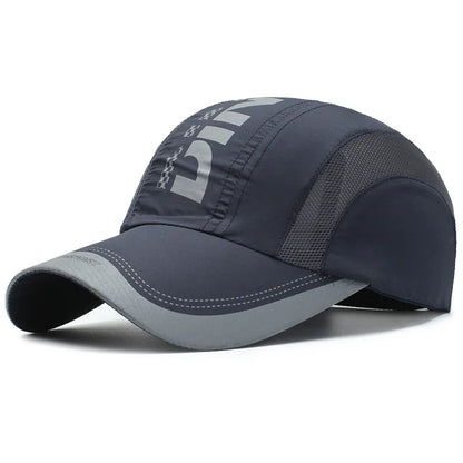 Summer Essential Quick-Dry Breathable Mesh Sun Hat UV Protection Unisex Youth Fashion Outdoor Sports Cap