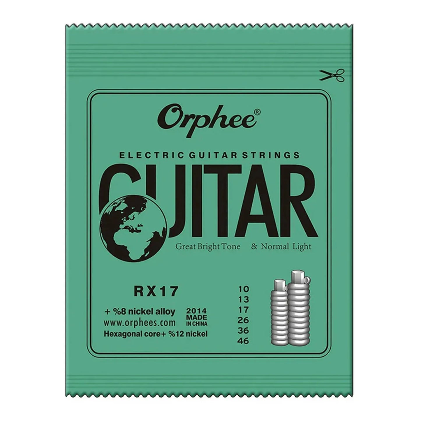 Orphee 1/5/10 Pcs Electric Guitar Strings Set RX Series Hexagonal Carbon Steel 6 String for Electric Guitar Accessories&Parts