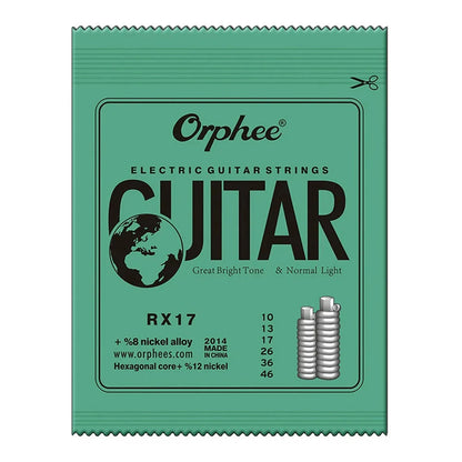 Orphee 1/5/10 Pcs Electric Guitar Strings Set RX Series Hexagonal Carbon Steel 6 String for Electric Guitar Accessories&Parts