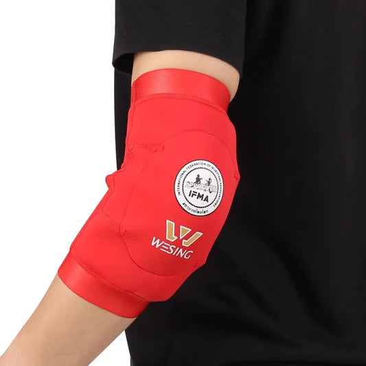 Wesing IFMA MMA Kickboxing Taekwondo Muay Thai Elbow Support Pads Sanda Arm Pad Protector Training Protective Gear DEO