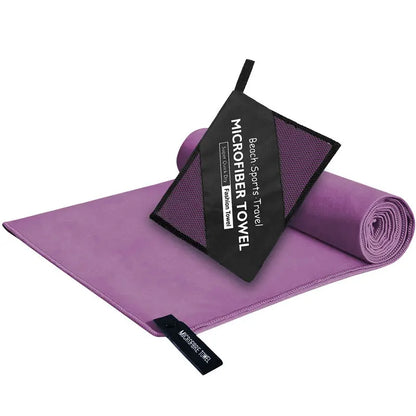 Microfiber Towel 6 Sizes  Quick Dry Super Absorbent High Quality Towel  Portable Bag  Gym Beach Yoga Camping Travel Sports Daily