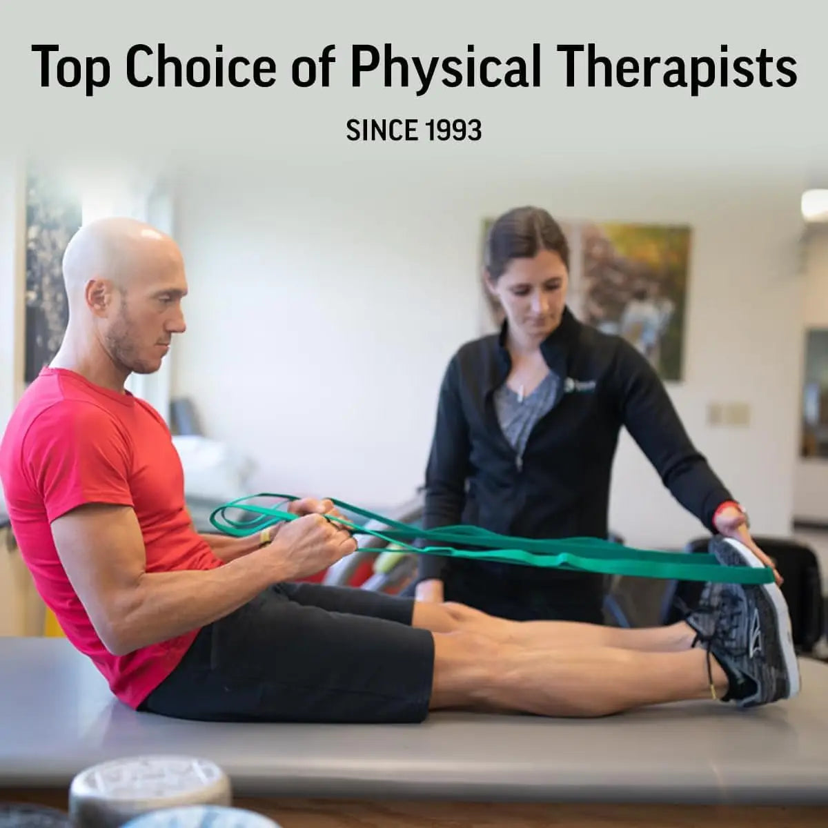 Stretch Out Strap with Exercise Book, USA Made Top Choice Stretch Out Straps for Physical Therapy, Yoga Stretching Strap