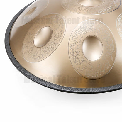 22inch9/10/12notes Steel Tongue Drum,Authentic Handpan,Professional Hand Plate,Meditation,Sound Therapy,yoga,relax