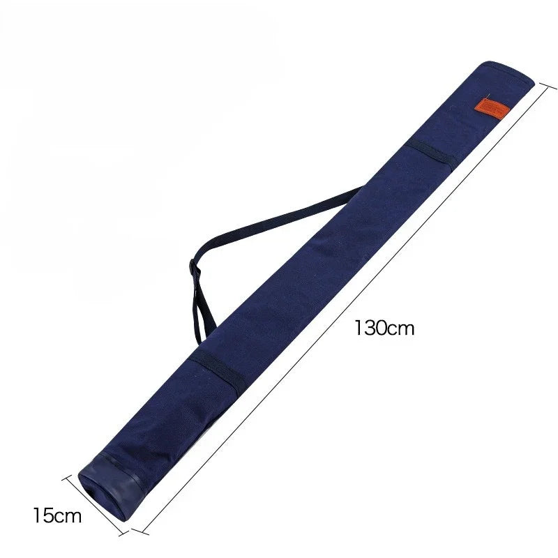 Canvas Rod(120/130/140cm) - Waterproof Oxford with Padded Shoulder Strap for Telescopic Fishing Poles,Umbrellas & Tackle Storage