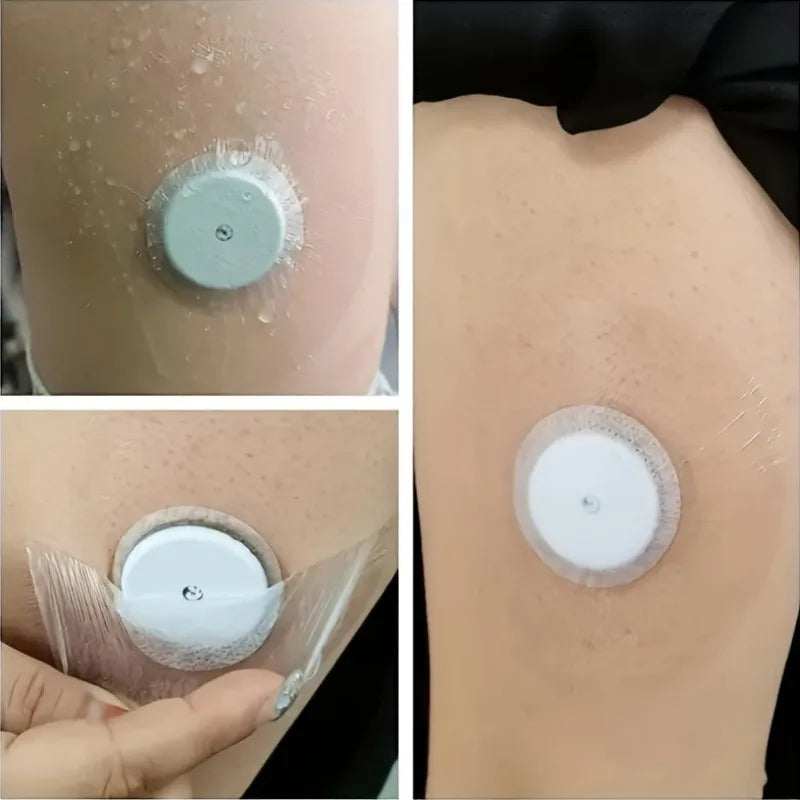 50pcs Freestyle Libre Sensor Covers, Latex-Free Adhesive for Libre 2, Precut CGM Tape, Waterproof, Strong Stick, Long-Term Use
