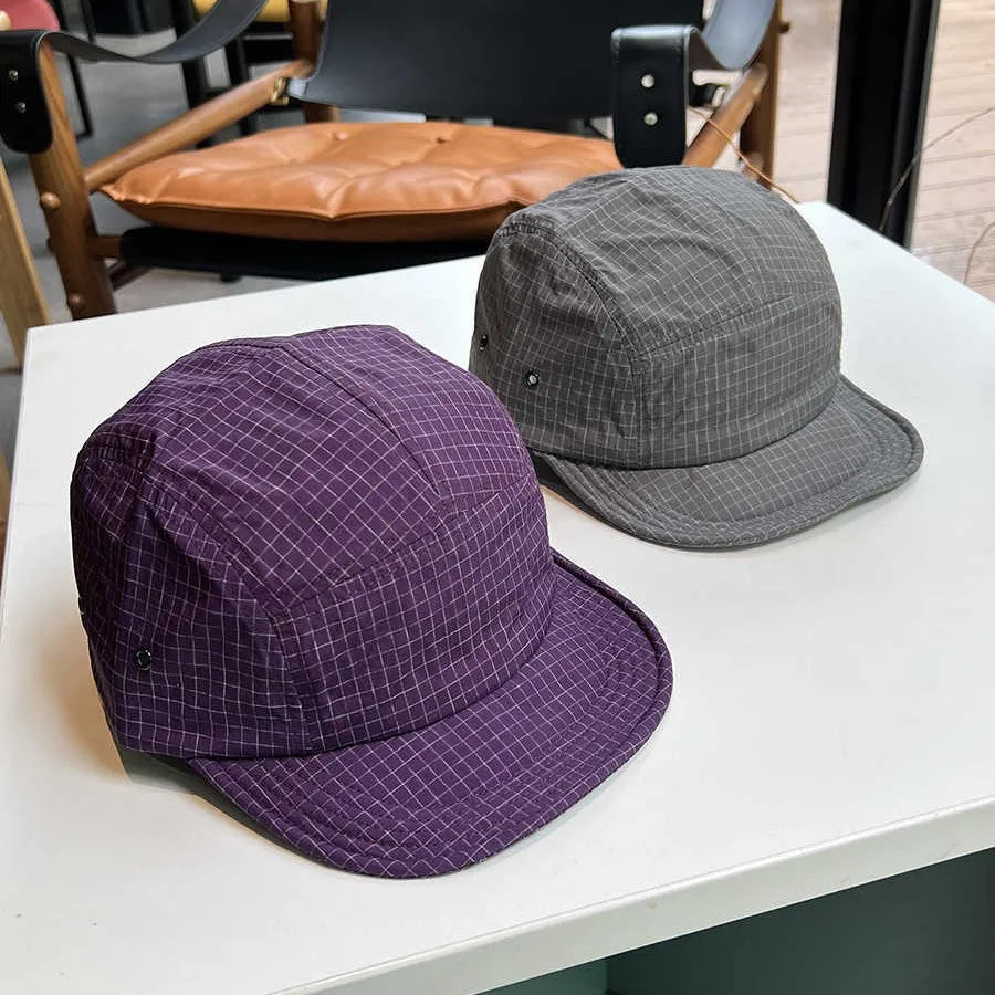 Summer Quick Dry Baseball Cap Women Lightweight Ripstop Sports Cap Breathable Outdoor Running Hat for Men 5 Panel Camp Cap