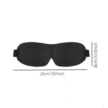 3D Contoured Sleep Mask 100% Light Blocking Eye Mask Ultra-Soft Skin-Friendly Material Breathable Eye Cover For Rest Travel Yoga