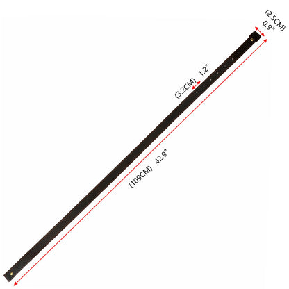 Tourbon Dual Point Gun Strap Leather Belt Gun Slings Rifle Shoulder Strap with Swivels Hunting Gun Accessories 92cm