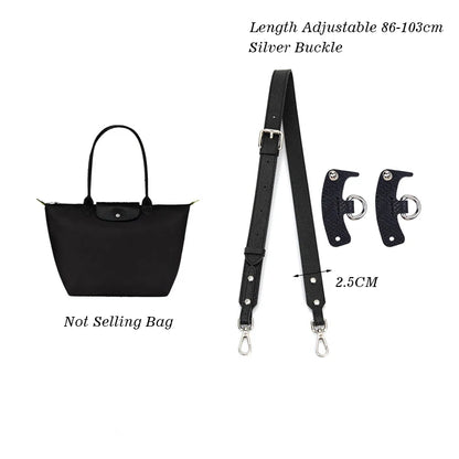 New Adjustable Purse Straps For Longchamp Replacement Crossbody Bags Handbag Wide Shoulder Strap Real Leather Adjustable