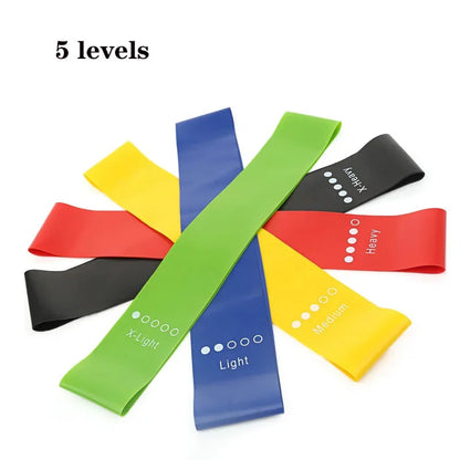 Resistance Bands Set 5Lbs-30Lbs Yoga Pilates Workout Bands for Women Men Home Gym Fitness Elastic Exercise Bands Indoor Outdoor