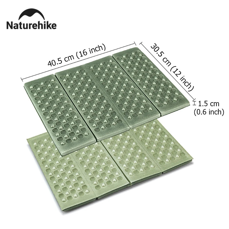 Naturehike Camping Mat Ultralight Folding Mini Mat Portable Foldable Picnic Pad Tent Sleeping Pad Outdoor Hiking Beach Mat