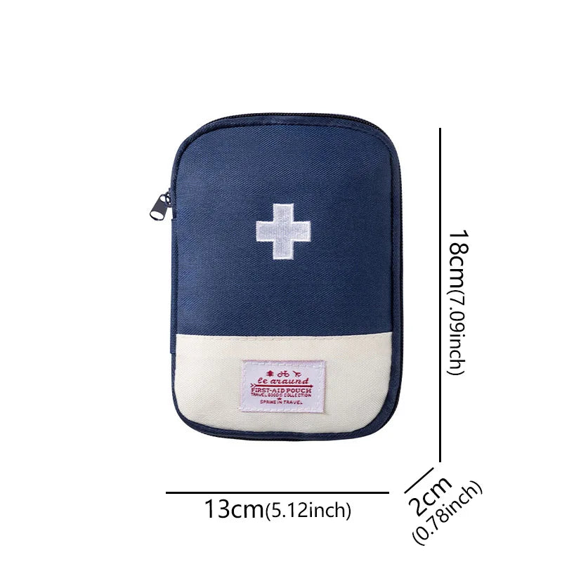 Travel Medicine Bag Pill Storage Pouch Outdoor Essentials Emergency Medicine Storage Bag Home Easy Carrying Medical Storage Bag
