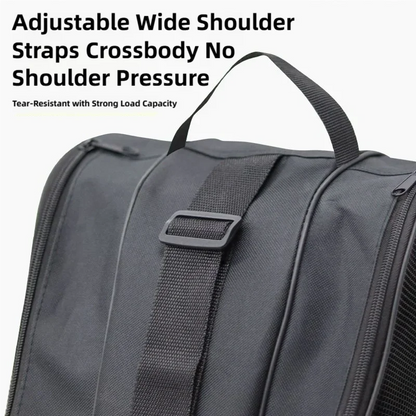 New Ice Skates Storage Bag Inline Skate Bag Top Handle Waterproof Versatile Breathable Accessory with Adjustable Shoulder Strap