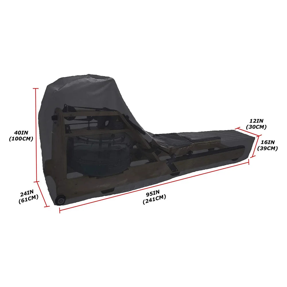 Rowing Machine Cover,Rowing Outdoor Cover for Concept 2 Rowing Machine,Waterproof & Dustproof Fitness Equipment Protective Cover