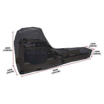 Rowing Machine Cover,Rowing Outdoor Cover for Concept 2 Rowing Machine,Waterproof & Dustproof Fitness Equipment Protective Cover