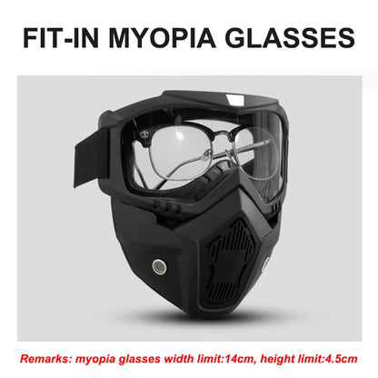 2025 NEW Outdoor Sports Windproof Mask Goggle HD Motorcycle Glasses Snowboard Eyewear Riding Motocross Summer UV Sunglasses