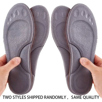 PU Feet Sole Soft Orthopedic Sport Insoles for Breathable Shock Absorption Running Shoes Pad for Men Women Arch Support Insole