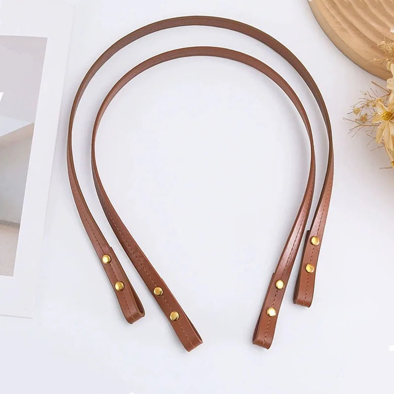 Handmade DIY Bag Straps Premium PU Leather Handles with Customizable Length Detachable Shoulder Strap Kits for Handbag Making