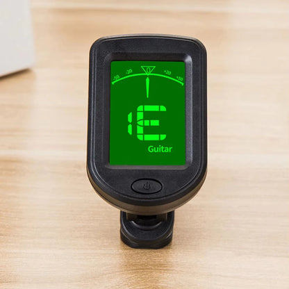 Guitar Bass Ukulele Violin Mandolin Banjo - 360° Rotatable High Sensitivity Chromatic Tuner