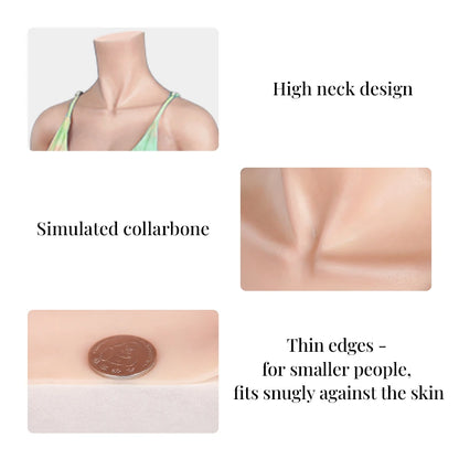 KUMIHO C Cup Silicone Bodysuit Crossdresser Breast Form Transgender Cosplay Artificial Vagina for Men Full Silicon Bodysuit