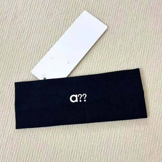 2026 Embroidery Knit Headband Men Women Sports Sweatband Yoga Turban Anti-Slip Elastic Hair Wrap Casual Streetwear Vest