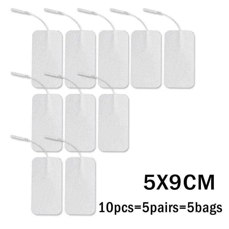 10/20pcs Self Adhesive Replacement Tens Electrode Pads Square 5*9/5*5 Cm Muscle Stimulator Electric Digital Machine Massager
