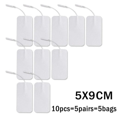 10/20pcs Self Adhesive Replacement Tens Electrode Pads Square 5*9/5*5 Cm Muscle Stimulator Electric Digital Machine Massager