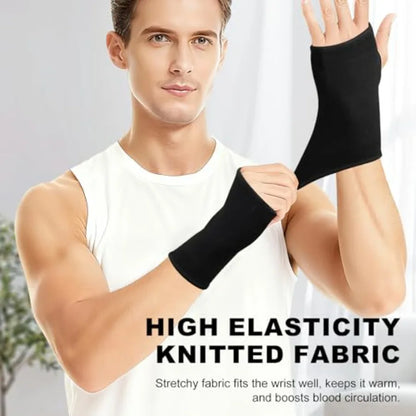 Palm Brace Wrist Support Sleeves 1 Pair Everyday Use Compression Carpal Tunnel Wrist Brace for Wrist Pain Relief Fitness Gloves