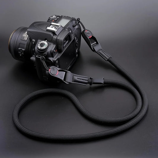 Adjustable Quick Release Round Rope Camera Shoulder Strap Fast Detachable Strap for DSLR Mirrorless Camera