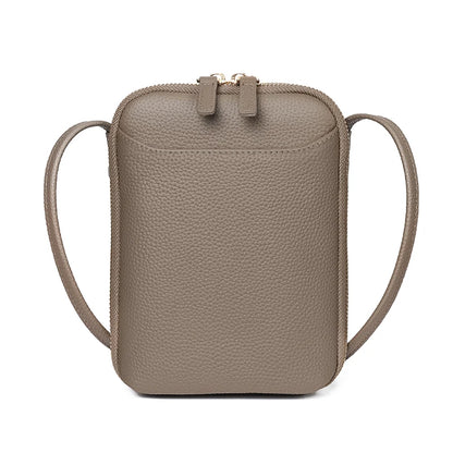 Girl's Leather Crossbody Wallet with Front Pocket and Adjustable Shoulder Strap – Perfect for Concerts, Festivals, and Sports Ev