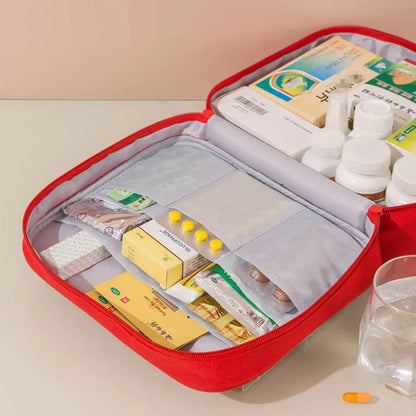 Travel Medicine Bag Pill Storage Pouch Outdoor Essentials Emergency Medicine Storage Bag Home Easy Carrying Medical Storage Bag