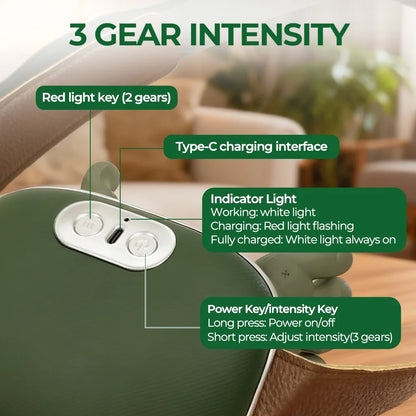 Bionic Finger Neck Shoulder Massager Wireless Neck Cervical Trapezius 4D Kneading Body Back Hand Massage Shawl Brushless Motor