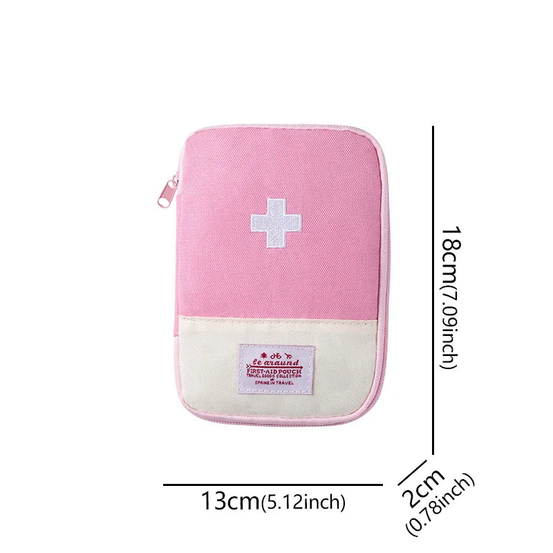 Travel Medicine Bag Pill Storage Pouch Outdoor Essentials Emergency Medicine Storage Bag Home Easy Carrying Medical Storage Bag