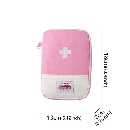 Travel Medicine Bag Pill Storage Pouch Outdoor Essentials Emergency Medicine Storage Bag Home Easy Carrying Medical Storage Bag
