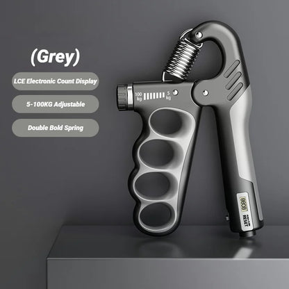 5-100KG Electronic Counting Adjustable Grip For Rehabilitation Hand Muscle Strength Gym Wrist Strengthener Recovery Fitness