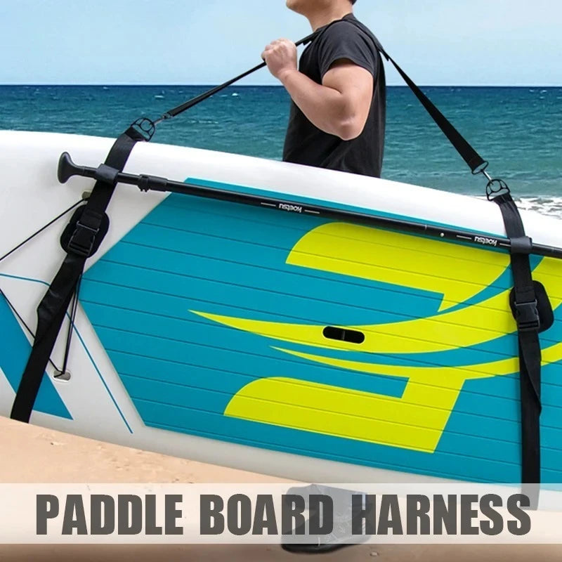 Adjustable SUP Paddle Board Shoulder Strap – Comfortable Surfboard Carry Strap for Easy Transport