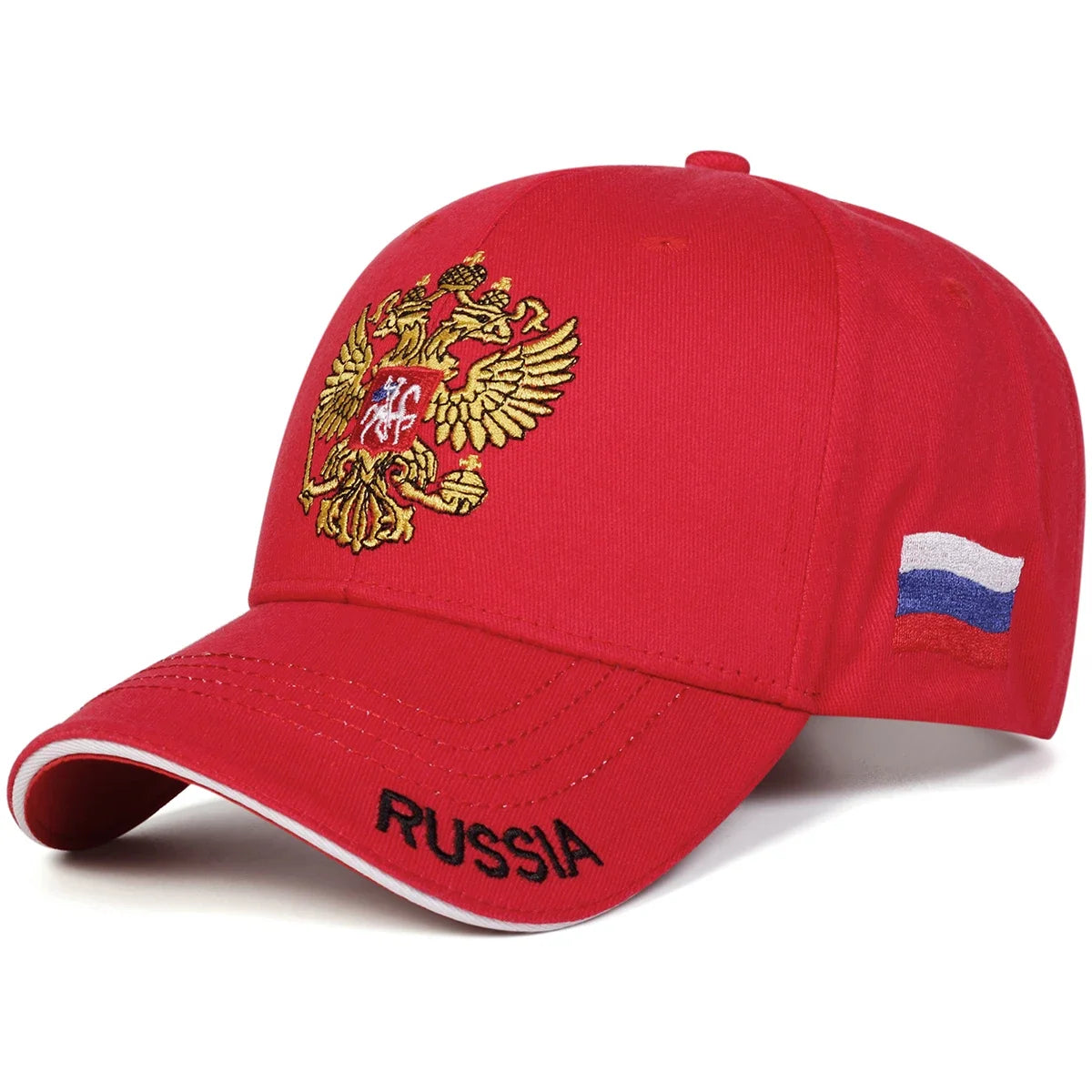 Unisex Double-headed Eagle Embroidery Baseball Caps Spring and Autumn Outdoor Adjustable Casual Hats Sunscreen Hat Sports Cap