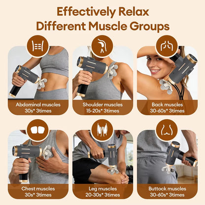 99 Level Electric Massage Gun Powerful Fascia Gun High-Frequency Vibration Body Massage Gun Arms Leg Muscle masajeador