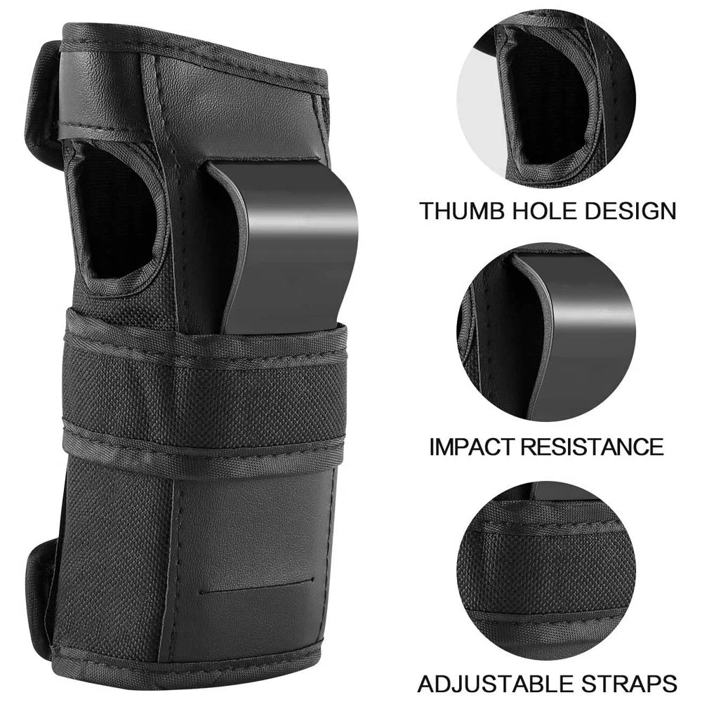 3-in-1 Protective Gear Set - Knee Pads, Elbow Pads & Wrist Guards for Skateboarding, Roller Skating, Cycling, Inline Skating