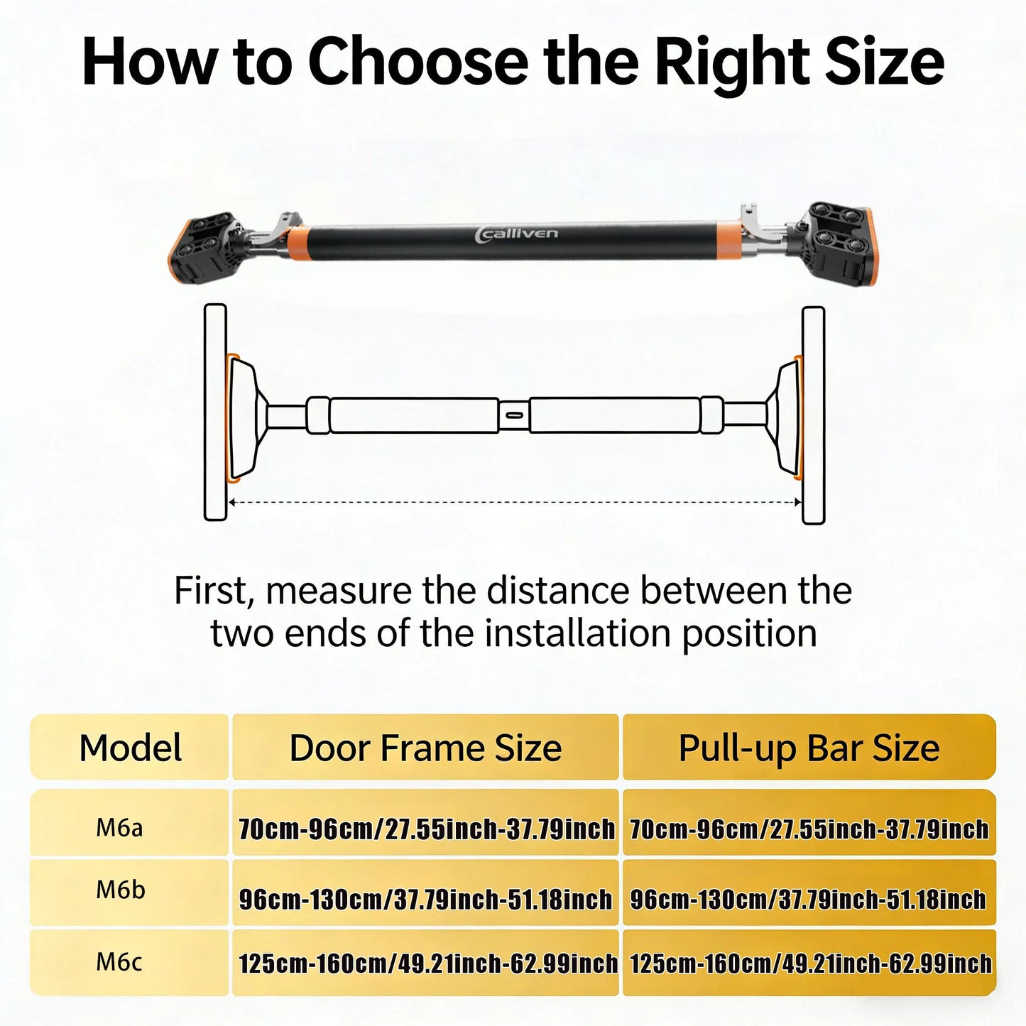 Wall-Mounted Door Pull-Up Bar for Home Gym, No Drilling Required, Adult Fitness Equipment