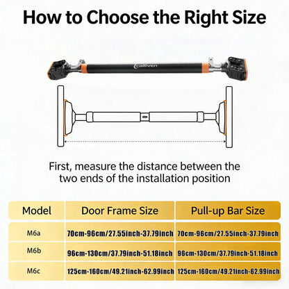 Wall-Mounted Door Pull-Up Bar for Home Gym, No Drilling Required, Adult Fitness Equipment