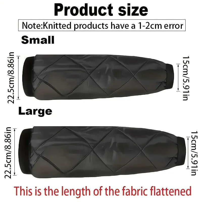Warm, Waterproof Motorcycle Knee Pads & Leg Sleeves – Zippered Leg Warmers, Winter Thermal Knee Braces & Motorcycle Leg Guards