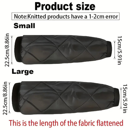 Warm, Waterproof Motorcycle Knee Pads & Leg Sleeves – Zippered Leg Warmers, Winter Thermal Knee Braces & Motorcycle Leg Guards