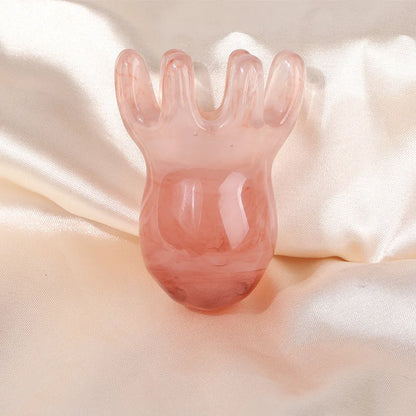 Resin Octopus Massage Comb Head Meridian Scraping Scalp Massage Brush Acupuncture SPA Gua Sha Massage Comb for Fatigue Relief